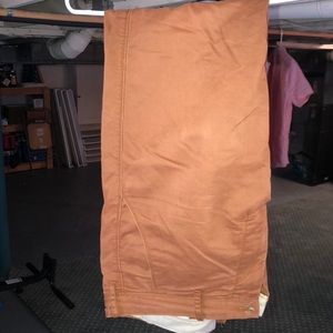 34 waist by 32 length brown pants